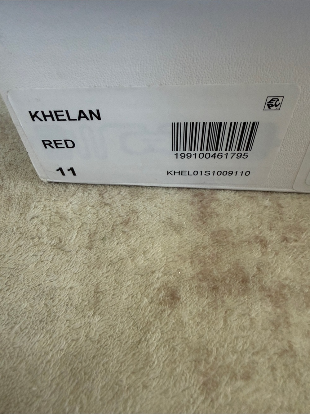 Steve Madden Khelan Red Leather Ankle Boots Size 11 - Picture 8 of 8